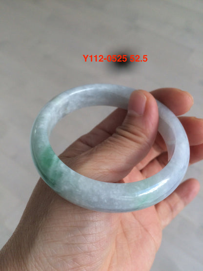 Sale! Certified type A 100% 55-61mm Natural green/white/purple Jadeite bangle group AG6