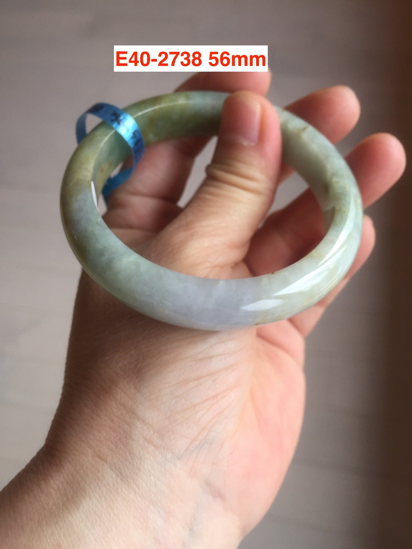 Sale! Certified type A 100% 55-61mm Natural green/white/purple Jadeite bangle group AG6