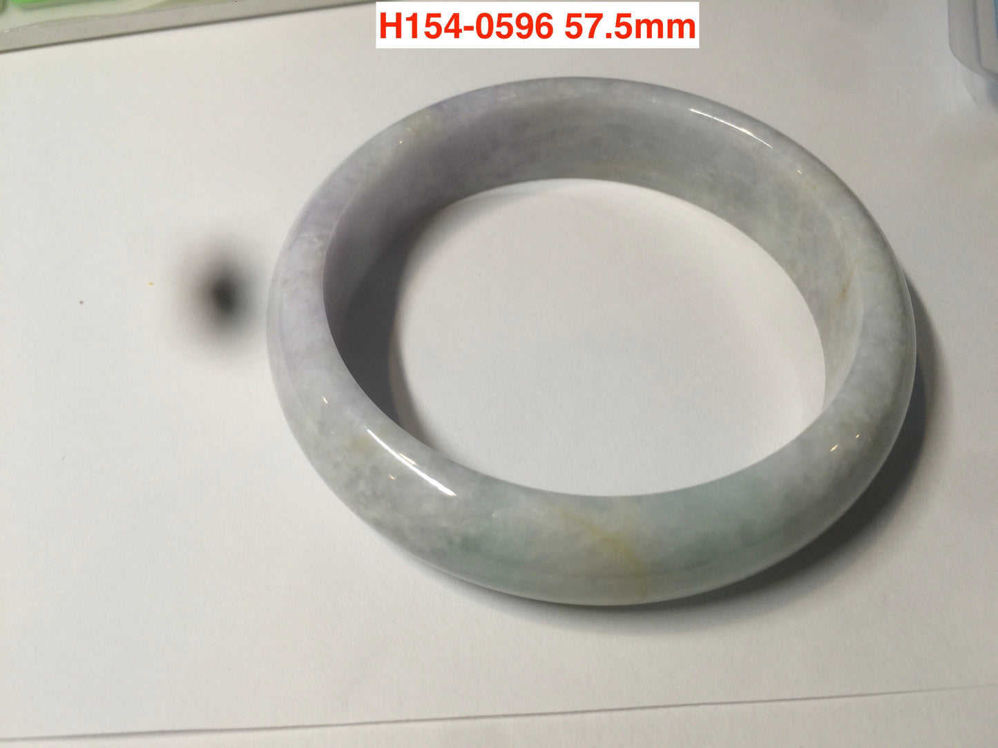 Sale! Certified type A 100% 55-61mm Natural green/white/purple Jadeite bangle group AG6