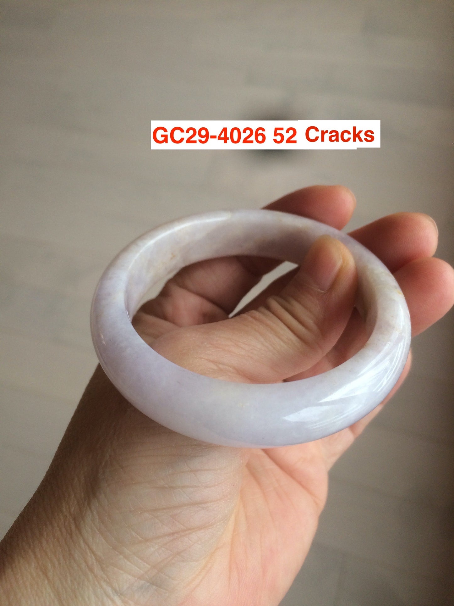 Sale! Certified type A 100% 55-61mm Natural green/white/purple Jadeite bangle group AG6